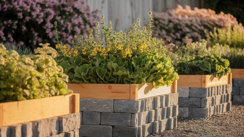 Include Raised Beds With Sun Loving Plants