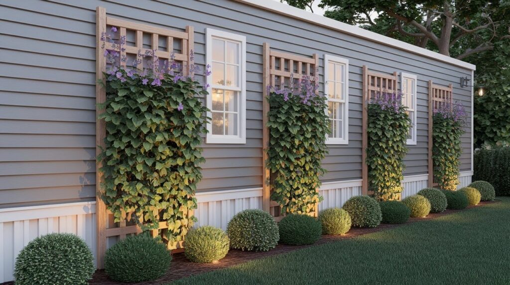 Incorporate Vertical Trellis Panels