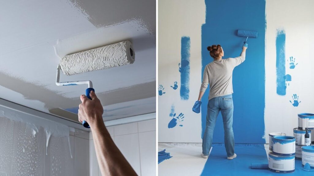 Key Differences Between Ceiling Paint and Wall Paint