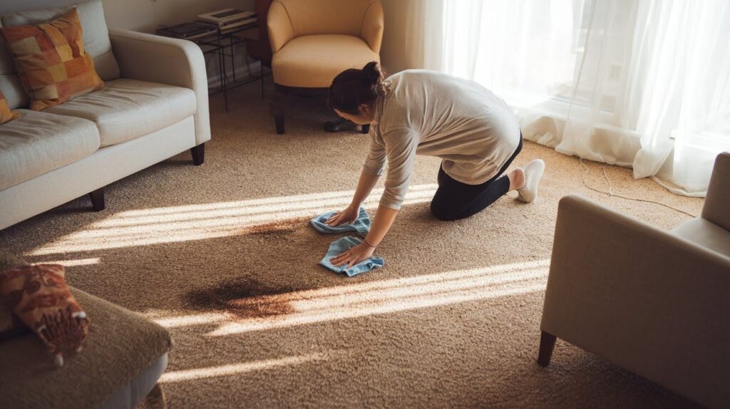 Living room solutions include carpet and upholstery care