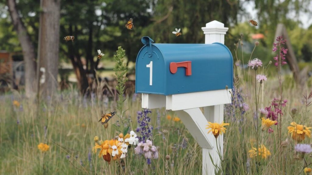 Mailbox Landscaping with Native Wildflowers