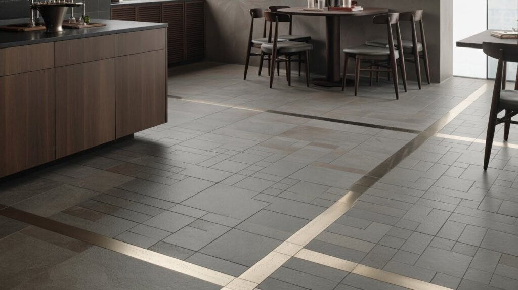 Metal-to-Tile Accent Strip