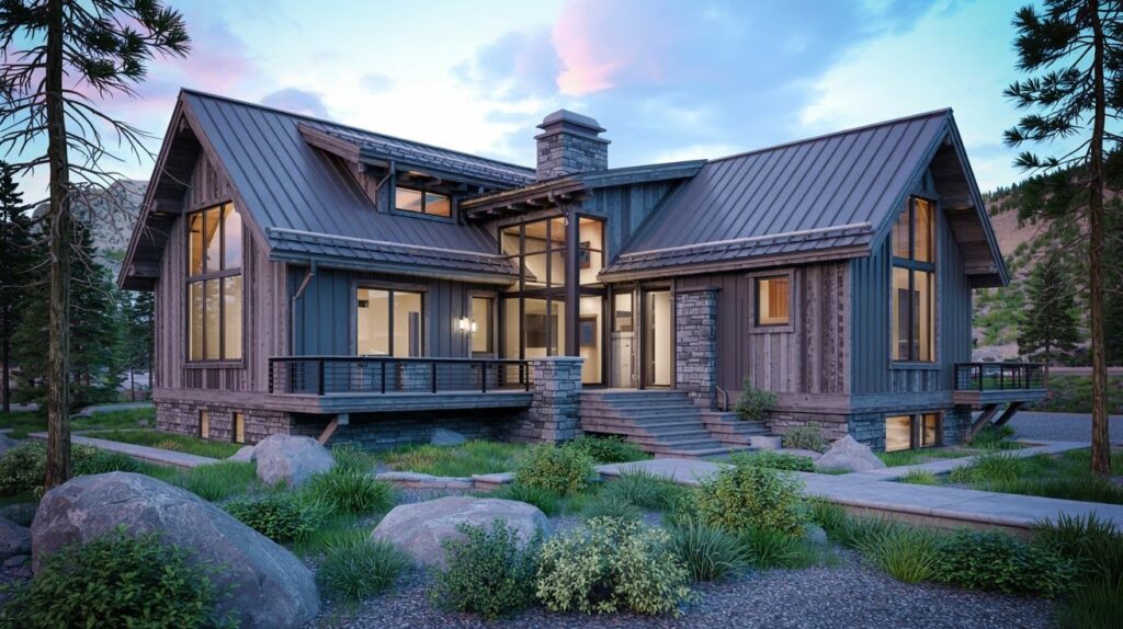 Mixed Material Masterpiece in the Mountains