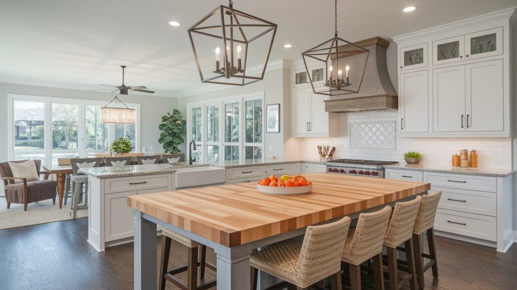 Mixing Granite and Butcher Block