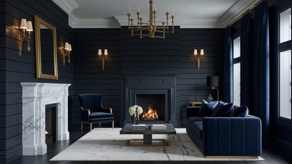 Moody & Sophisticated Fireplace Designs