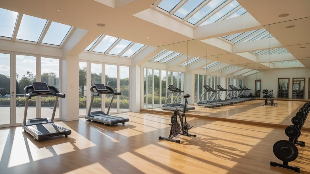 Natural Daylight Integration with Large Windows & Skylights