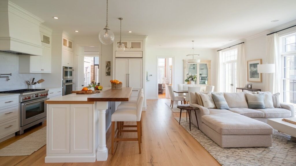 Open Concept Kitchen Living Room