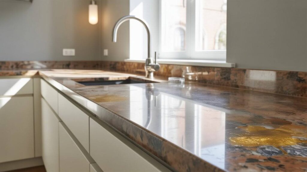 Paint Choice Matters with Brown Granite
