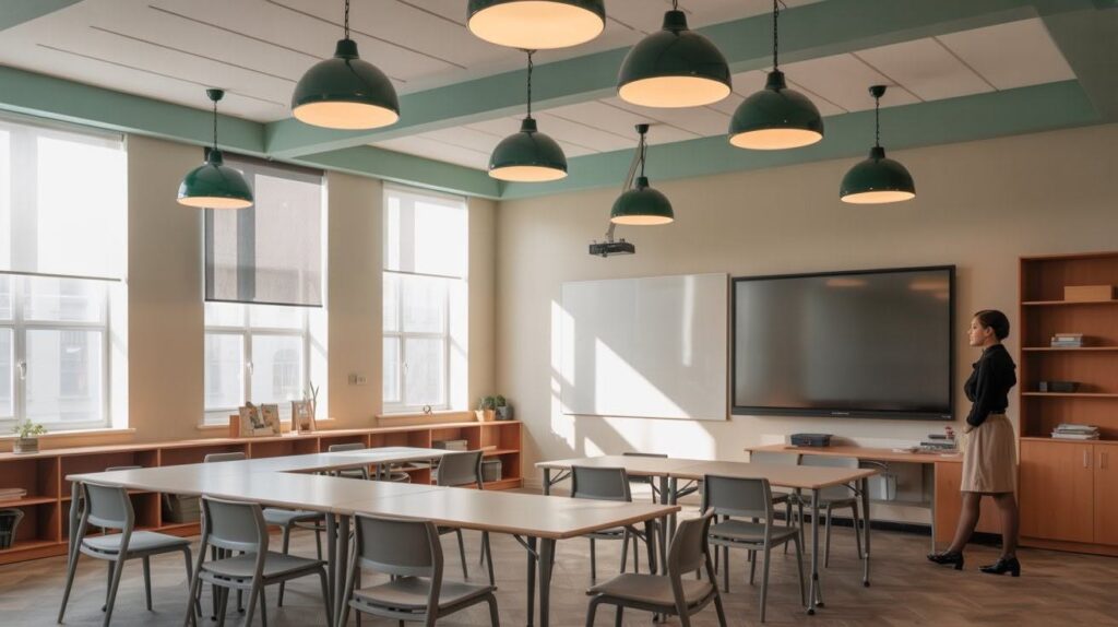 Pendant Lights for Modern Classroom Design