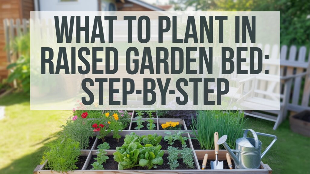 Plant in Raised Garden Bed