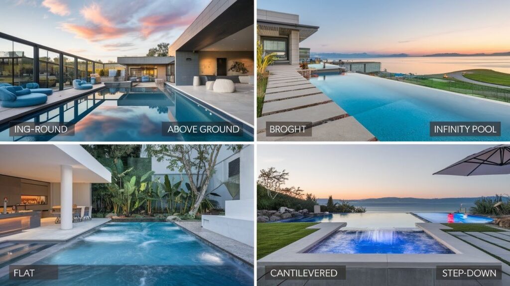 Pool Coping Styles by Pool Type