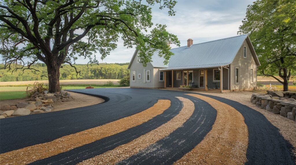 Recycled Materials or Tar-and-Chip