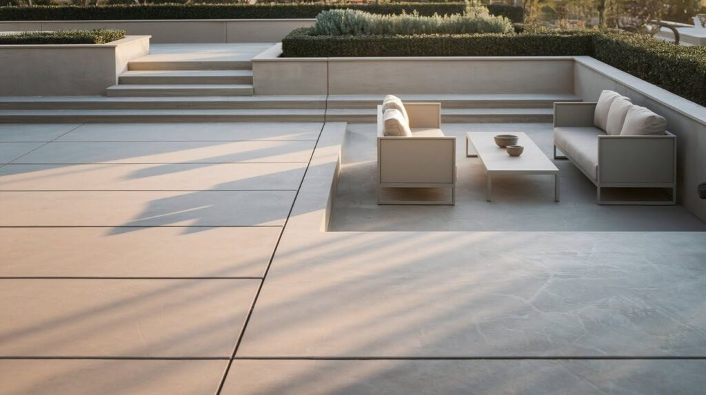 Seamless Concrete Slabs for a Minimalist Look