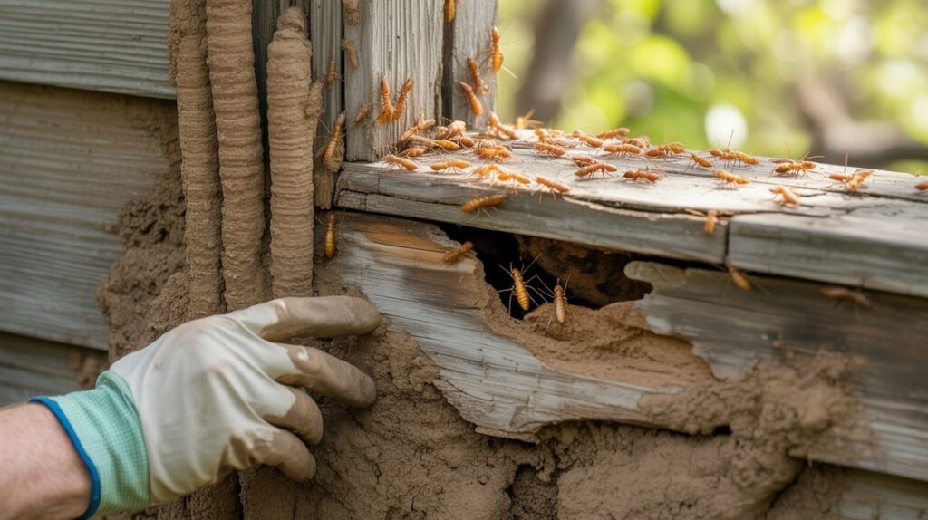 Signs of Black House Termite Infestation