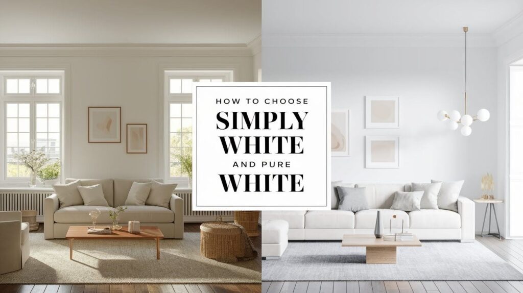 Simply White and Pure White