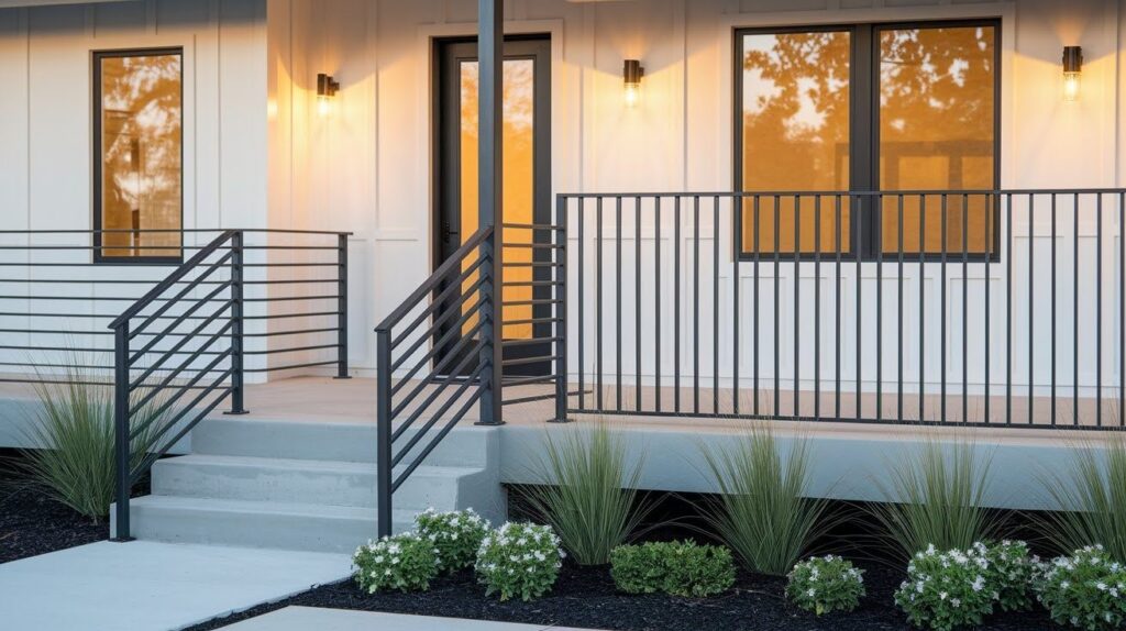 Sleek Metal Railings