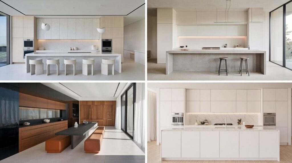 Sleek & Minimalist Waterfall Islands