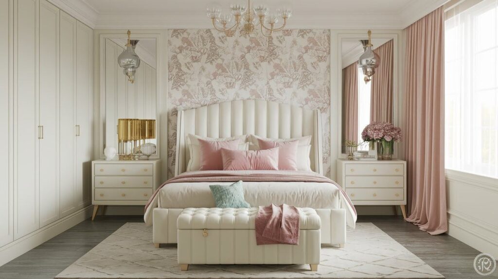 Soft & Romantic Cream Bedrooms