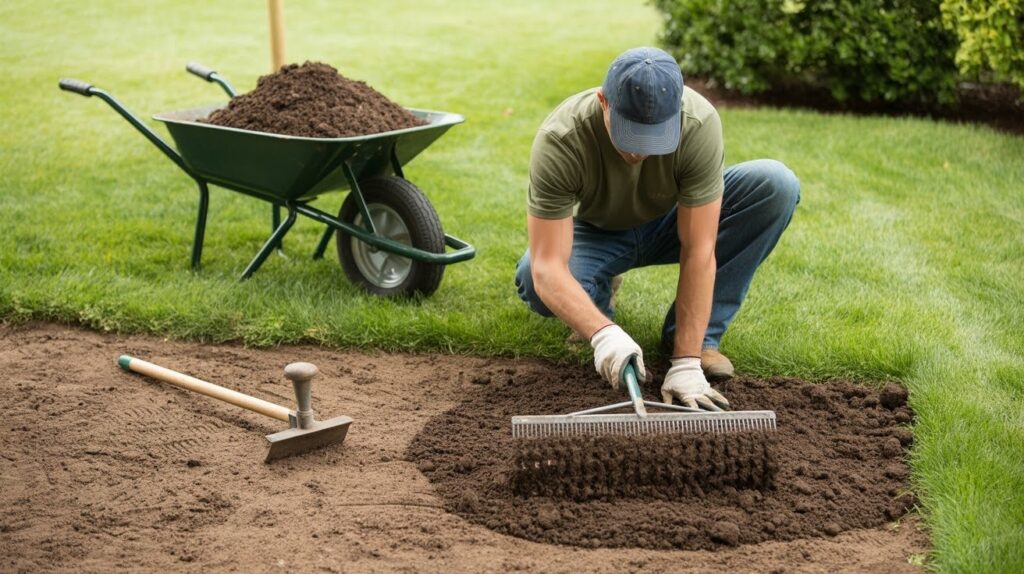 Spread and Compact Soil