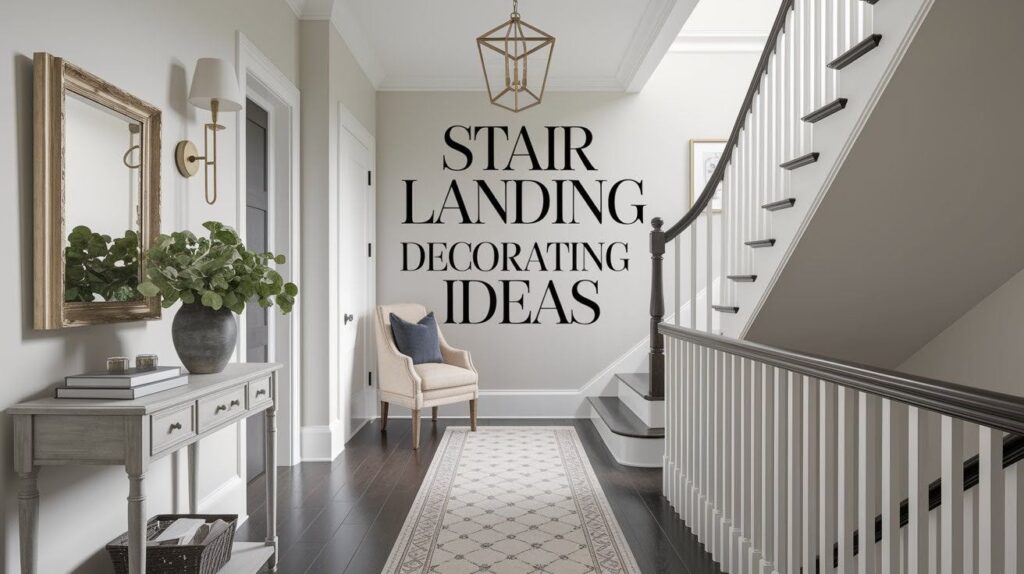 Stair Landing Decorating Ideas