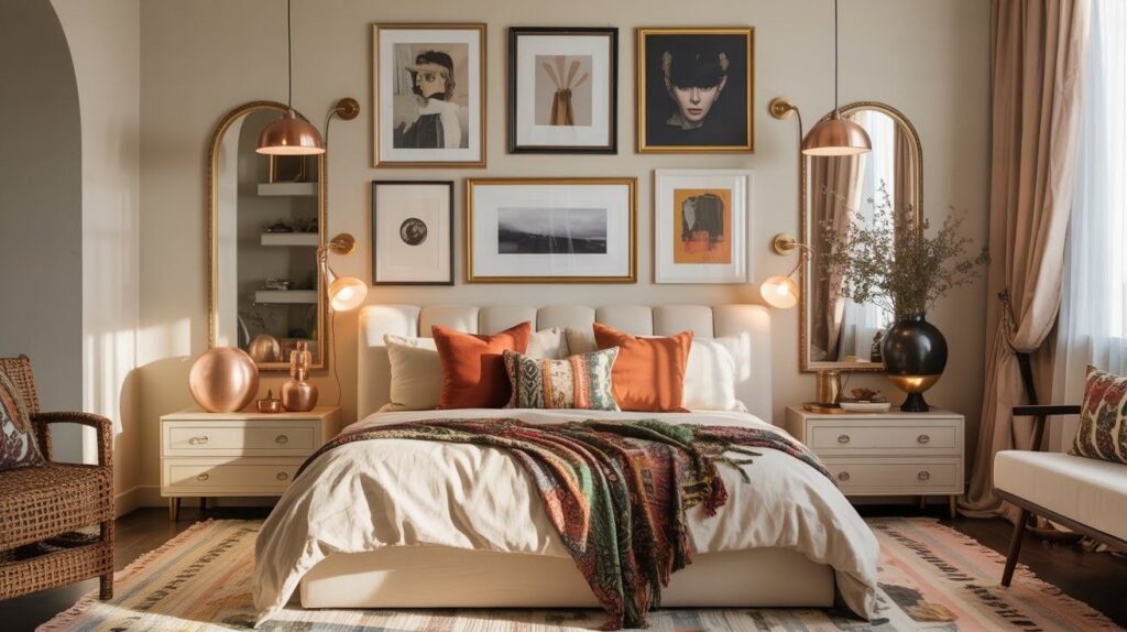 Stylish & Artistic Cream Bedrooms