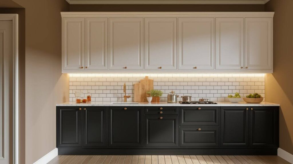 Subtle Style with Subway Tiles and Greige Walls
