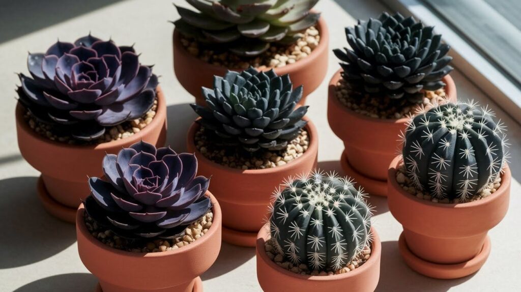 Succulents & Cacti with Dark Tones