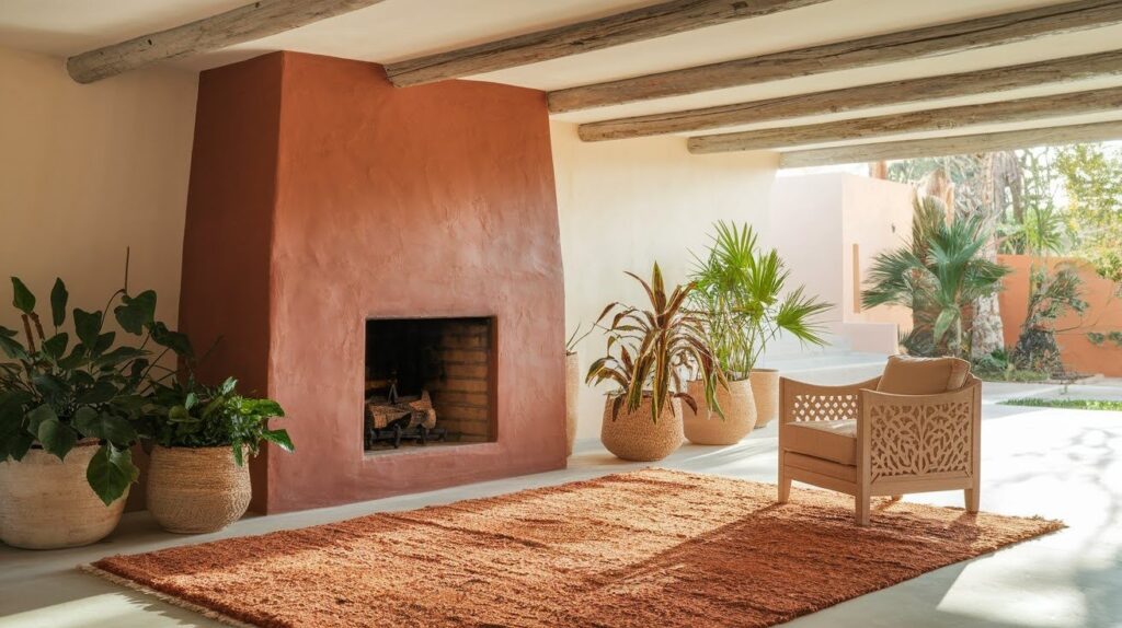 Terracotta Accent Wall