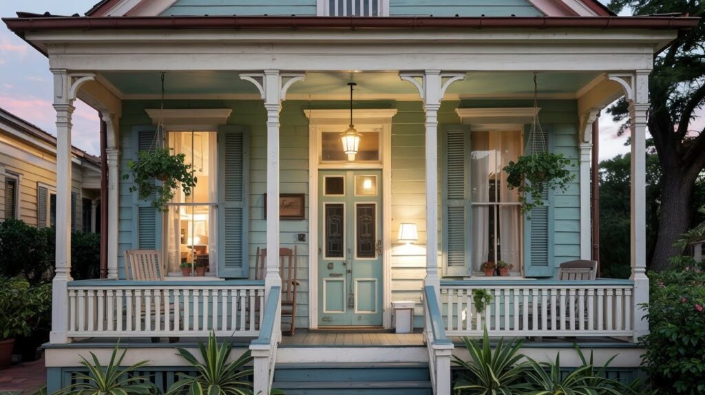 The Cultural History Behind Blue Porch Ceilings