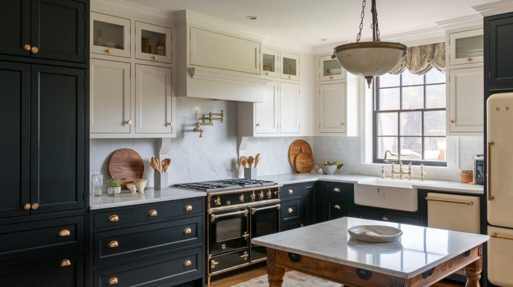 Traditional Style with Brass Details