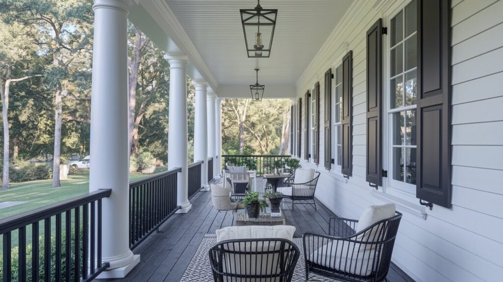 Two-Tone Porch Details