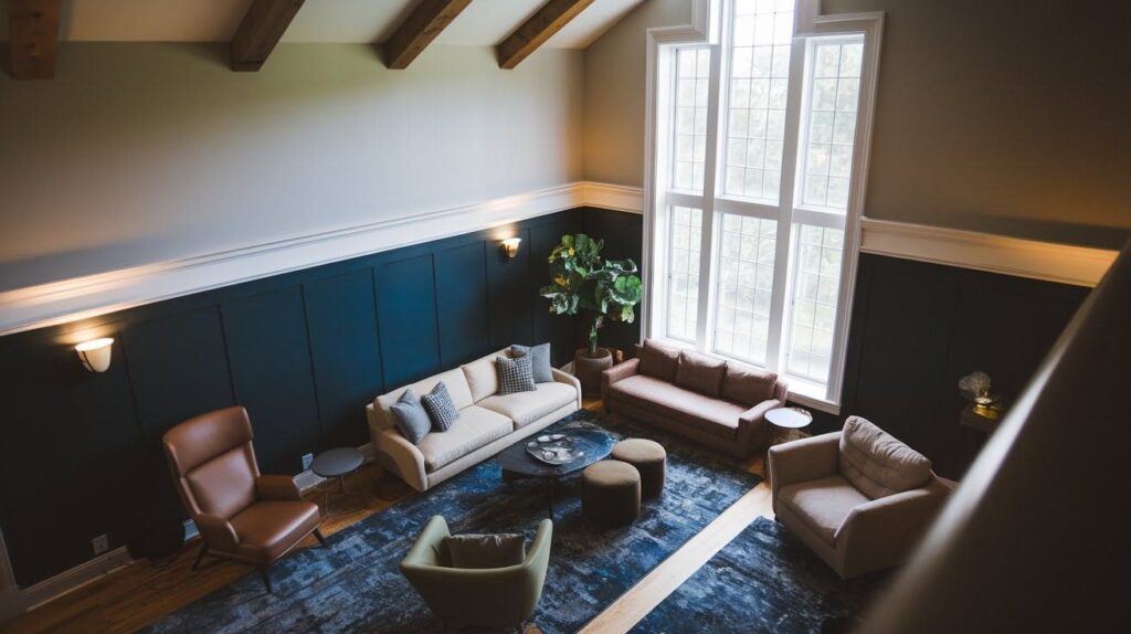 Using Ceiling Colors to Influence Perception