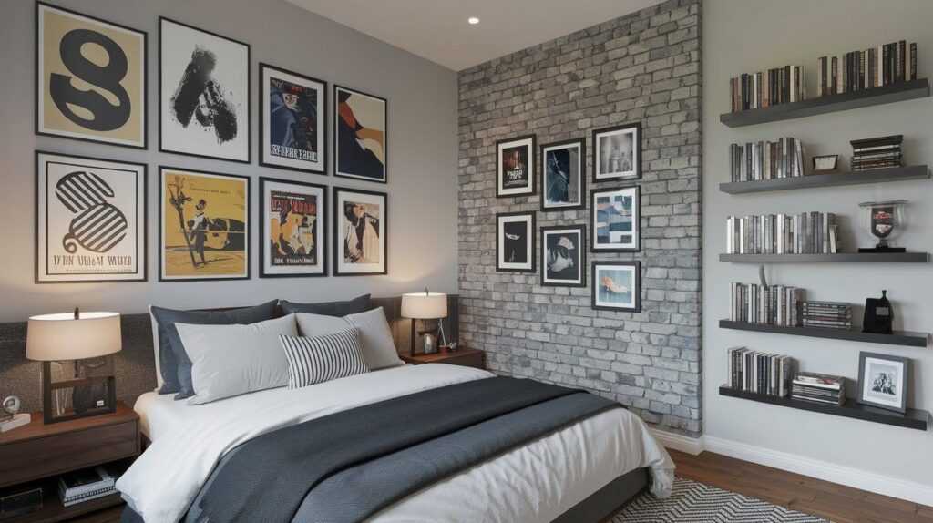 Wall & Decor Ideas for Men's Bedrooms