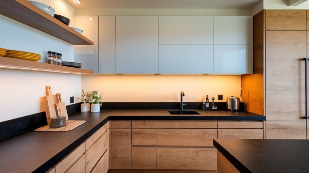 Warmth Through Wood Accents
