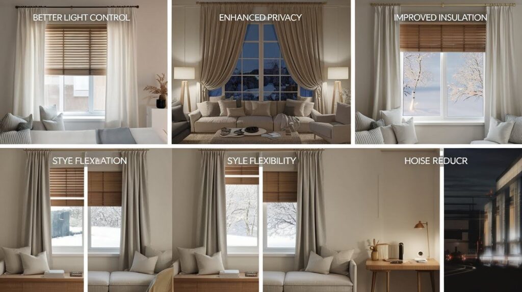 Why Layer Curtains Over Blinds