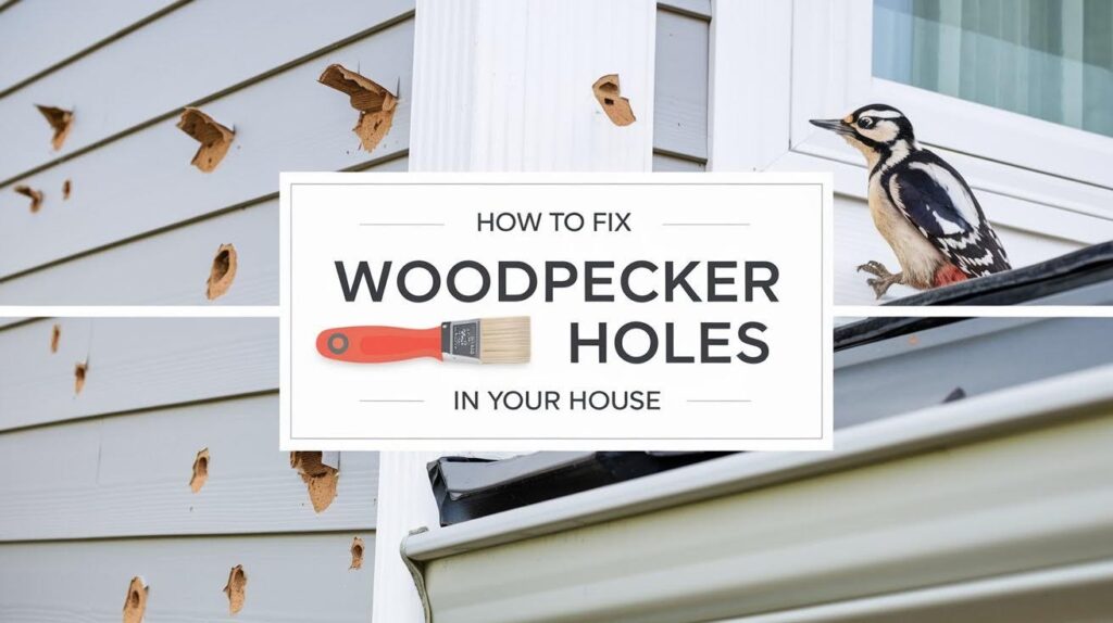 Woodpecker Holes in Your House