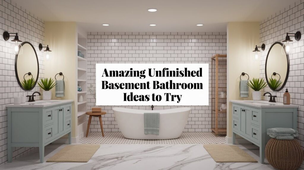 Amazing Unfinished Basement