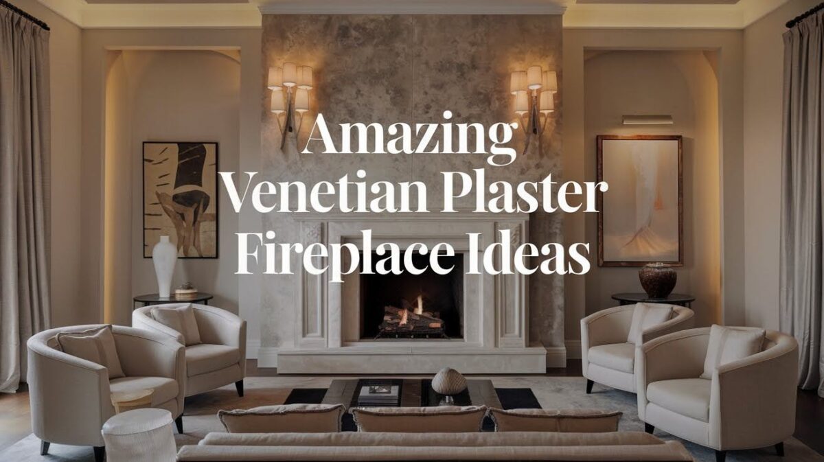 11 Amazing Venetian Plaster Fireplace Ideas - Home Briefings
