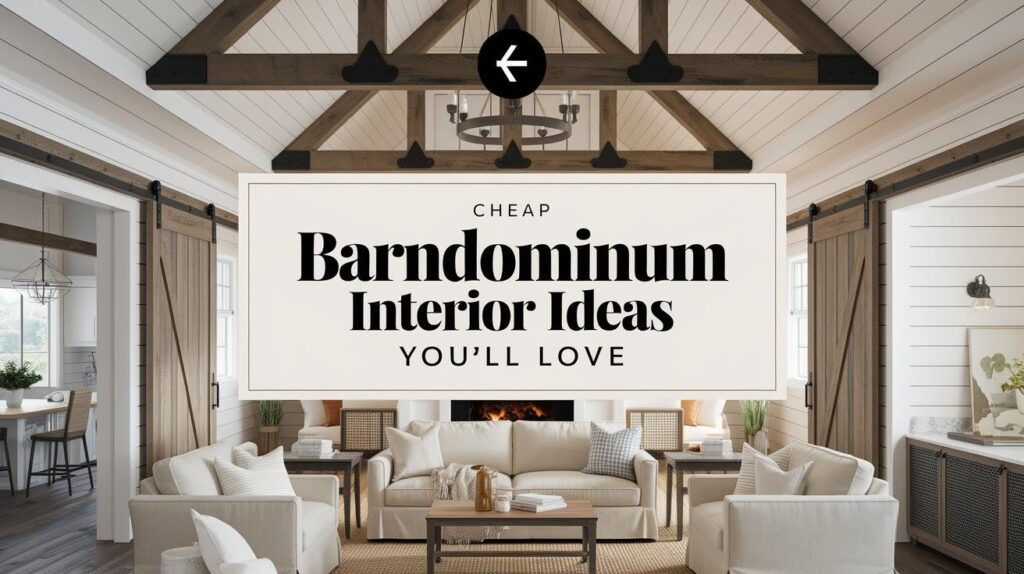 Barndominium Interior Ideas