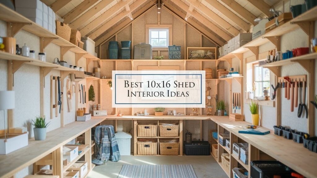 Best 10x16 Shed Interior Ideas
