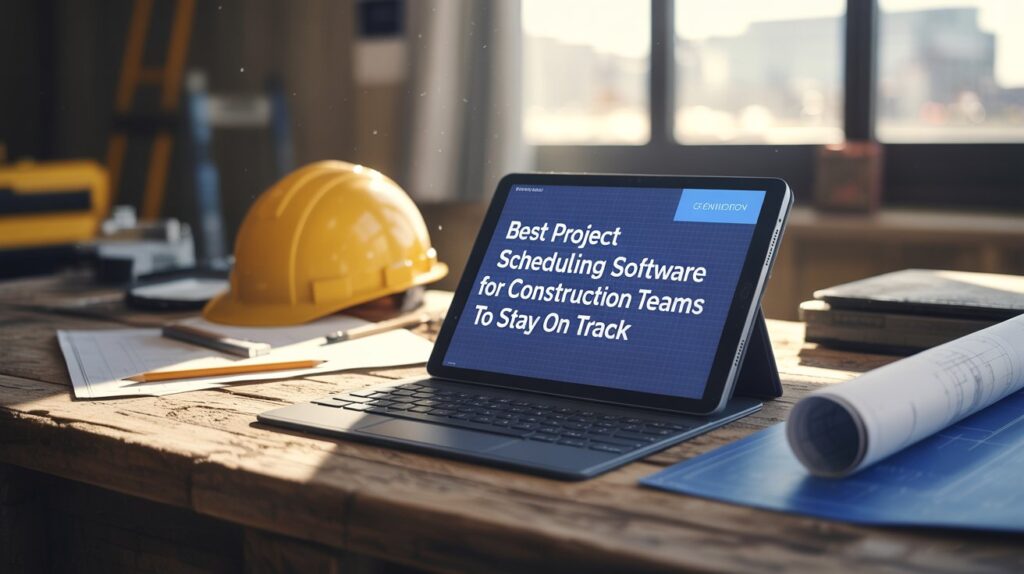 Best Project Scheduling Software for Construction Teams to Stay on Track