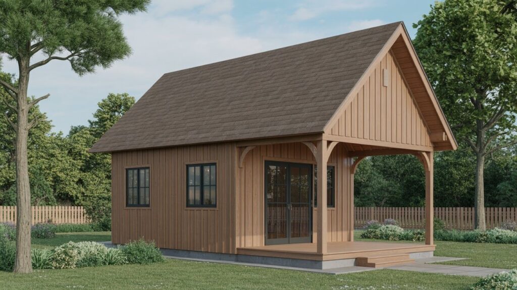 Bonnet Roof Shed