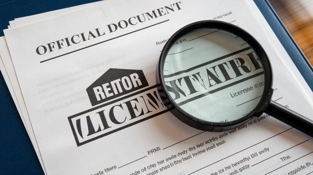 Check Credentials and Licensing