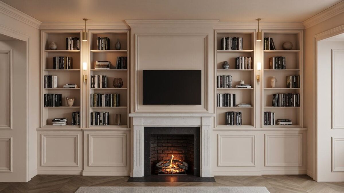 7 Best Built-In Shelves Around Fireplaces - Home Briefings