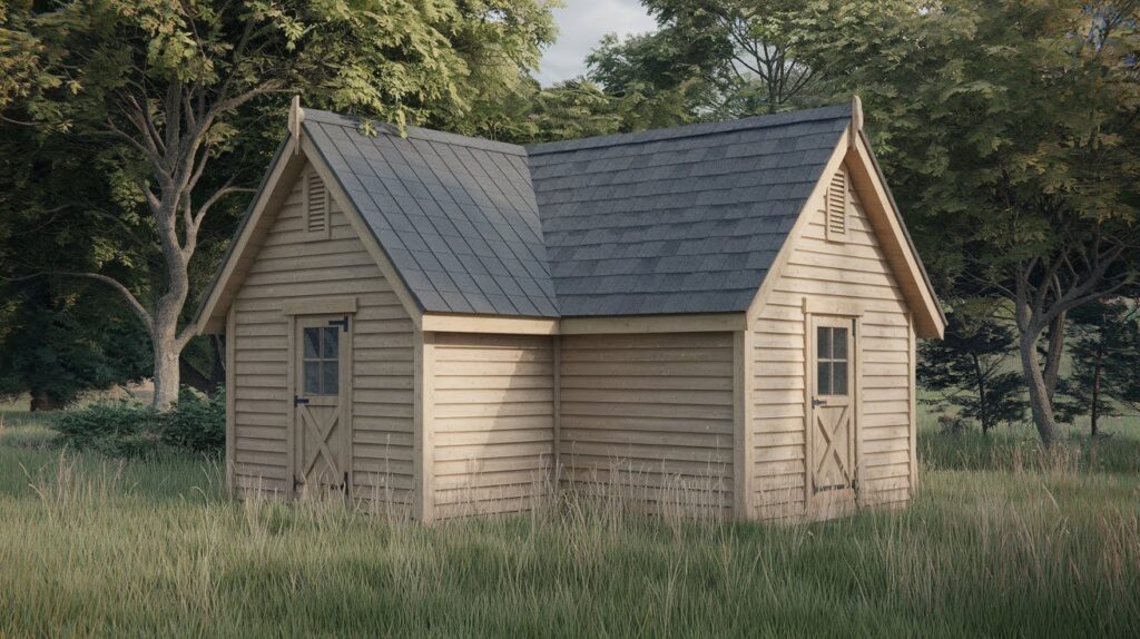 Combination Roof Shed