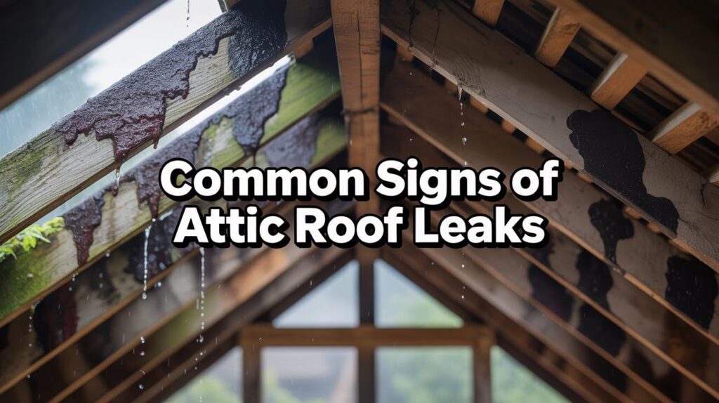 Common Signs of Attic Roof Leaks