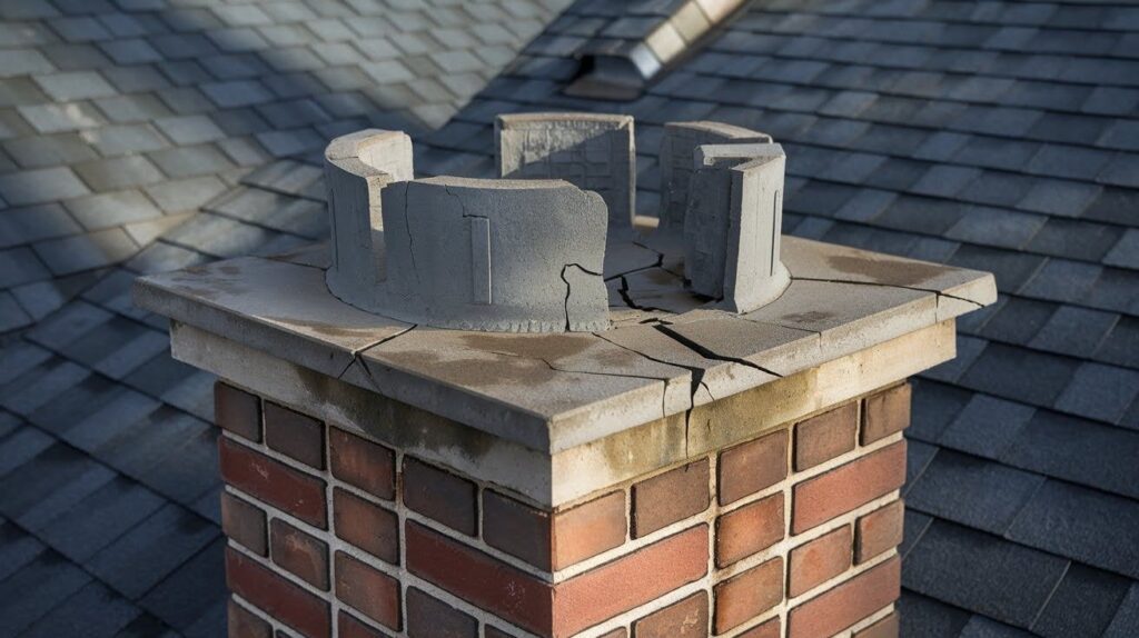 Cracked Chimney Crown