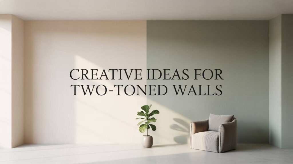 Creative Ideas for Two-Toned Walls