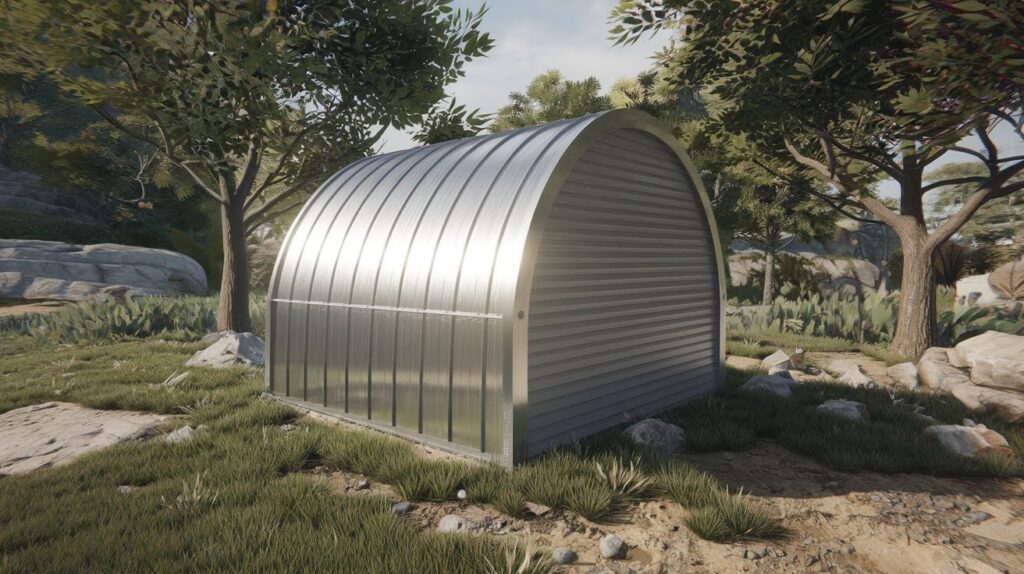 Curved Roof Shed