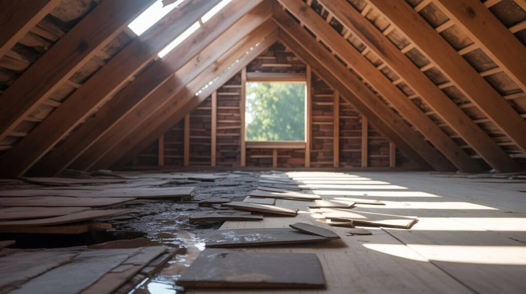 Daylight Visible Through Roof Boards